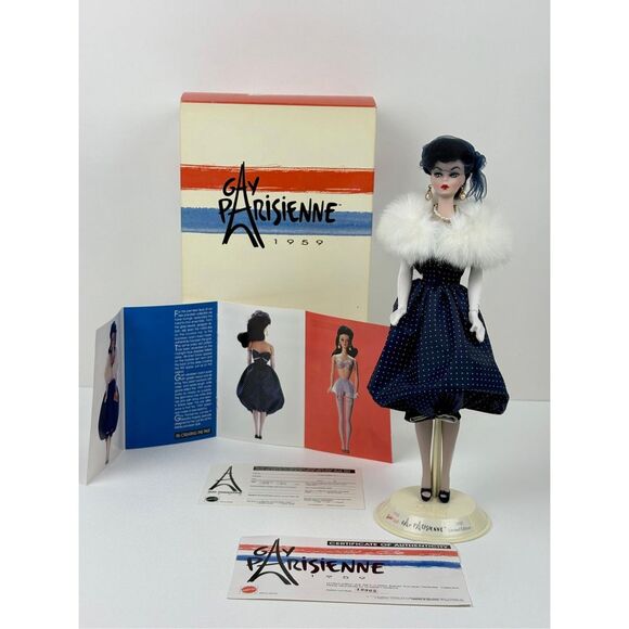 Gay Parisienne 1959 Barbie Porcelain Treasures 1991 Collection Limited #9973 COA